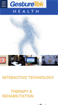 Mobile Screenshot of gesturetekhealth.com
